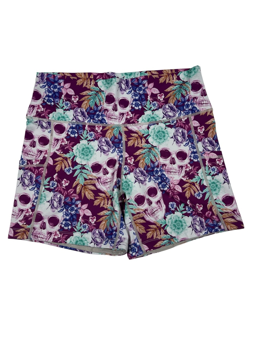 Constantly Varied Gear (CVG) Tropiskull Floral
Skull Athletic Shorts size LARGE